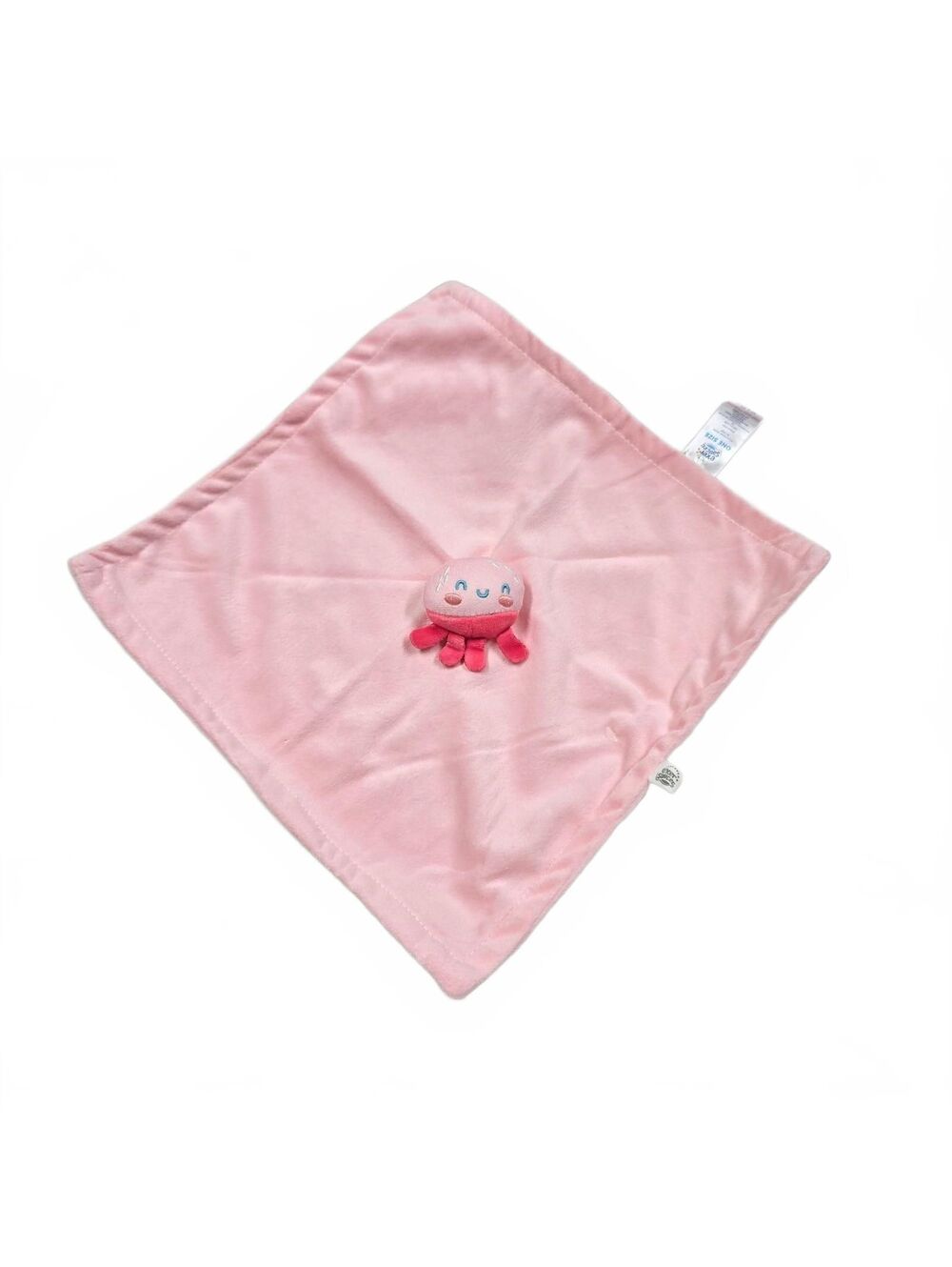 NEW Exer Saucer Baby Blanket Jellyfish Pastel Rattle Lovey Sea Life Ocean Pink